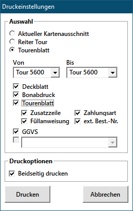 Druckdialog Druckdialog